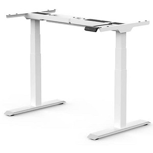 FlexiSpot E7 elektrisch höhenverstellbares Schreibtischgestell weiß ohne Tischplatte, T-Fuß-Gestell weiß 110,0 – 190,0 x 68,0 cm