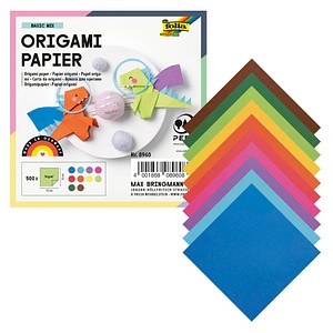 4001868089608 - Origami-Faltblätter 10x10cm 70g farbig sortiert 8960 4001868089608 folia 8960 500 Blatt 4001868089608 - Origami-Faltblätter 10x10cm 70g farbig sortiert 8960 4001868089608 folia 8960 500 Blatt