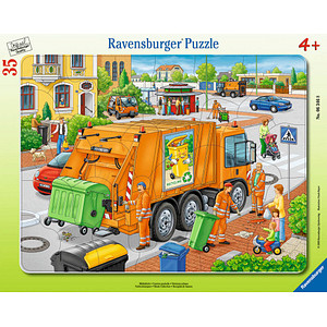 Ravensburger Müllabfuhr Puzzle, 35 Teile