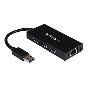 StarTech.com USB 3.0 A/RJ-45, USB 3.0 A Adapter 14,8 cm schwarz, 1 St.