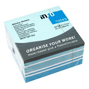 4044355788004 - Haftnotizen 5654-70 CUBE 75x75mm hellblau weiss blau 4044355788004 Info