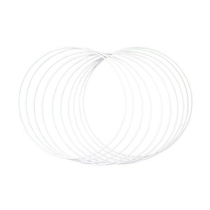 4006166307454 - Metallringe-Set beschichtet weiß Ø 250 cm 4006166307454 Rayher