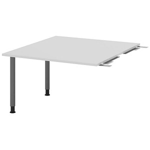 4032062316672 - HAMMERBACHER Verbindungsplatte höhenverstellbar KT12C lichtgrau grafit rechteckig 1200 x 1300 x 720 - 740 cm