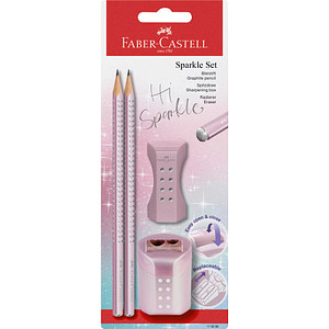 4005401182986 - Grip Sparkle Bleistift-Set B rose metallic 1 Set 4005401182986 Faber-Castell