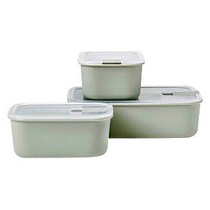 8720294035640 - Frischhaltedosen-Set EasyClip hoch grün 2x 07 l und 1x 15 l 1 Set 8720294035640 MEPAL