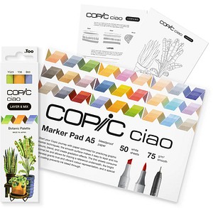 4013695268200 - Ciao 3D Botanic Palette Starter Layoutmarker-Set farbsortiert 10 + 60 mm 1 Set 4013695268200 Copic 4013695268200 - Ciao 3D Botanic Palette Starter Layoutmarker-Set farbsortiert 10 + 60 mm 1 Set 4013695268200 Copic