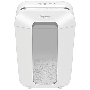 AKTION: Fellowes Powershred LX70 Aktenvernichter mit Partikelschnitt P-4, 4 x 40 mm, bis 11 Blatt, weiß mit 20 Euro CashBack