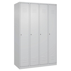 4067521364895 - Spind Classic Plus lichtgrau 080000-40-S10023 4 Schließfächer 1200 x 500 x 1850 cm 4067521364895 C+P-Möbel 4067521364895 - Spind Classic Plus lichtgrau 080000-40-S10023 4 Schließfächer 1200 x 500 x 1850 cm 4067521364895 C+P-Möbel