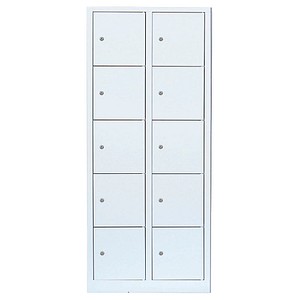 4061815519879 - Schließfachschrank signalweiß 523527 10 Schließfächer 800 x 500 x 1800 cm 4061815519879 LÜLLMANN 4061815519879 - Schließfachschrank signalweiß 523527 10 Schließfächer 800 x 500 x 1800 cm 4061815519879 LÜLLMANN