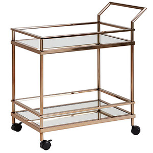 WOHNLING Servierwagen gold 67,0 x 46,0 x 79,0 cm