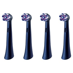 8700216194594 - iO Strahlendes Weiss Original Aufsteckbürsten für elektrische iO Zahnbürsten Zahnaufhellung Schwarz 4 Stück