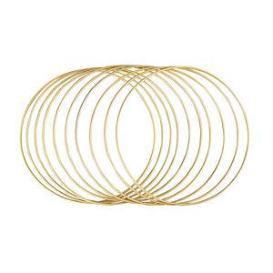 4006166307461 - Metallringe-Set beschichtet gold Ø 200 cm 4006166307461 Rayher