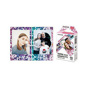 FUJIFILM instax mini Sofortbildkamera-Film Confetti, 10 St.