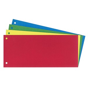 4018924525963 - Trennstreifen farbsortiert 180 g m² Karton 25 Blatt