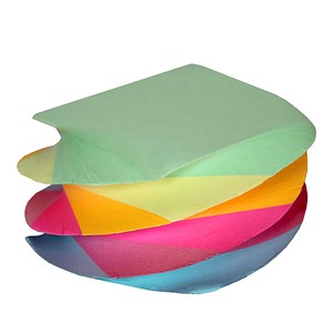 4009793846877 - Notizzettel geleimt bunt 86 x 86 cm 600 Blatt 1 Block