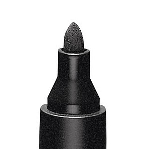 4004764023738 - edding 550Permanentmarker Breit Rundspitze 075 mm Schwarz Nachfüllbar Wasserbeständig