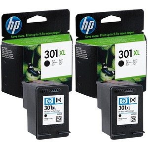 0887758699485 - HP Original 301 Druckerpatronen - Doppelpack schwarz (D8J45AE) 0887758699485 - HP Original 301 Druckerpatronen - Doppelpack schwarz (D8J45AE)