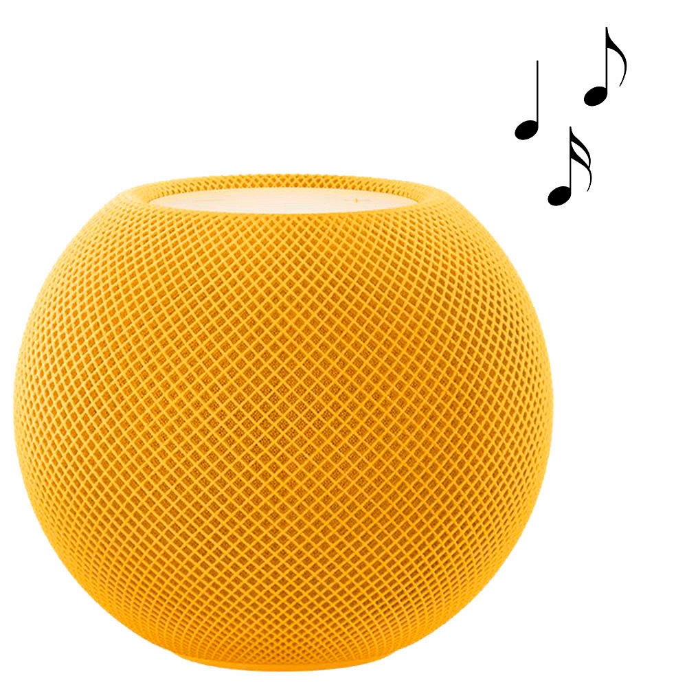 Smart Speaker Mini gelb HomePod Apple >> büroshop24