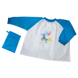 9004546388418 - unisex Kinder Malschürze blau Einheitsgröße 1 St