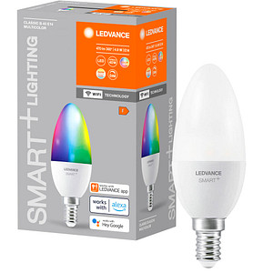 4058075778597 - Smarte LED-Lampe mit WiFi Technologie Sockel E14 Dimmbar Lichtfarbe änderbar (2700-6500K) RGB Farben änderbar ersetzt Glühlampen mit 40