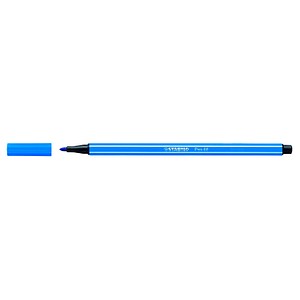 4006381326520 - STABILO Filzstifte Fasermaler Pen 68 blau 10 St 10 mm Blau