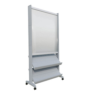 3660141881103 - EasyDisplay Prospektständer aus Polystyrol für 6 x DIN A4 alusilber alusilber 3660141881103 - EasyDisplay Prospektständer aus Polystyrol für 6 x DIN A4 alusilber alusilber