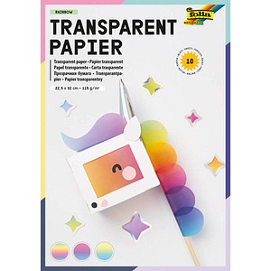 4001868007855 - Basteltransparentpapier 22x32cm 100g bunt 785 4001868007855 folia 785 10 Stück 4001868007855 - Basteltransparentpapier 22x32cm 100g bunt 785 4001868007855 folia 785 10 Stück