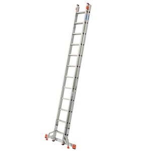 KRAUSE Schiebeleiter MONTO Fabilo alu 24 Sprossen, H: 355,0 cm