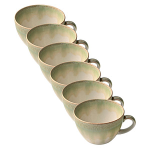 4029793462457 - 6 HEART & SOUL Kaffeetassen Perfect Match Thyme hellgrün 034 l 4029793462457 HEART & SOUL 6 Stück