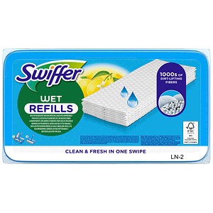 Swiffer MAXI PACK 24 Stück feuchte Bodentücher mit Tausenden von abdriftmindernden Fasern **B-Ware – geprüft** Wet Refills in Weiß - Image 2