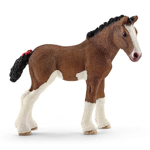 Image of Schleich® Farm World 13810 Clydesdale Fohlen Spielfigur