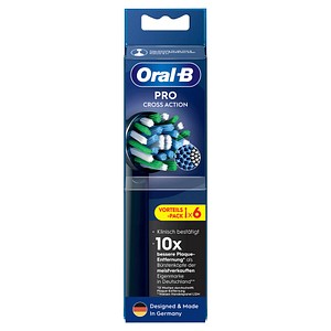 8006540860229 - ORAL-B Pro CrossAction 6 Stück schwarz Aufsteckbürsten