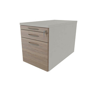 4260429762828 - fm Sidney Rollcontainer eiche natur 3 Auszüge 434 x 800 x 540 cm