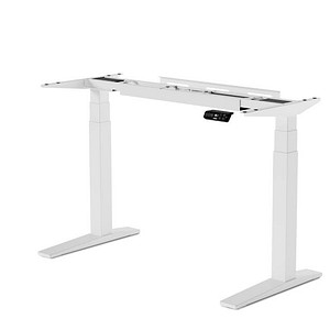 FlexiSpot E7 Pro elektrisch höhenverstellbares Schreibtischgestell weiß ohne Tischplatte, C-Fuß-Gestell weiß 110,0 – 190,0 x 68,0 cm