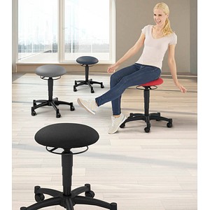 4014296656090 - Hocker BAL10T20 Body Balance 10 schwarz mit Rollen höhenverstellbar bis 110kg 4014296656090 Topstar