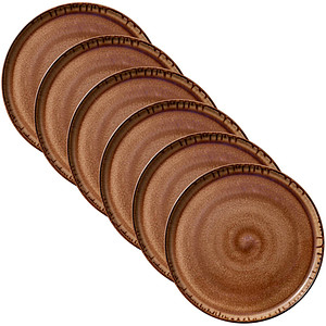 4029793461603 - 6 HEART & SOUL Teller Perfect Match Oyster braun 270 cm 4029793461603 HEART & SOUL 6 Stück