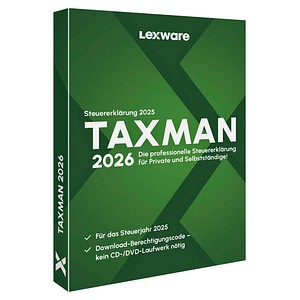 9783648189474 - LEXWARE TAXMAN 2026 (für das Steuerjahr 2025) Software Vollversion (PKC)