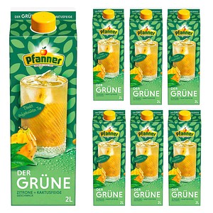 Pfanner Der Grüne Tee Zitrone-Kaktusfeige 6X2l - Image 2