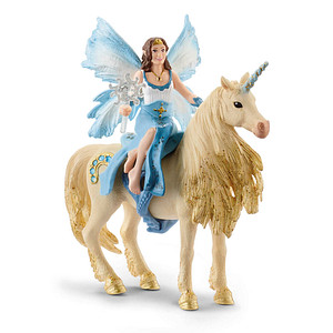 Schleich® Bayala 42508 Eyelas Ausritt auf Goldeinhorn Spielfiguren-Set