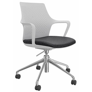 4260761570235 - Konferenzstuhl Eta 4260761570235 anthrazit weiß Kunststoff