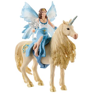 Image of Schleich® Bayala 42508 Eyelas Ausritt auf Goldeinhorn Spielfiguren-Set