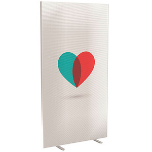 PAPERFLOW Trennwand easyScreen Business, 62167 bunt 94,0 x 173,4 cm, 1 St.