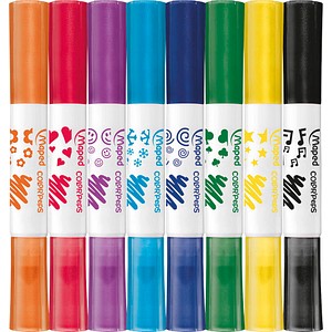3154148468080 - COLORPEPS Duo Stamp Filzstifte farbsortiert 3154148468080 M846808 8 Stück 3154148468080 - COLORPEPS Duo Stamp Filzstifte farbsortiert 3154148468080 M846808 8 Stück