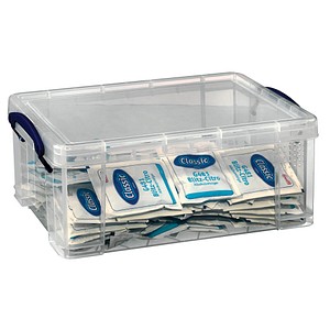 Really Useful Box Aufbewahrungsbox 9,0 l transparent 39,5 x 25,5 x 15,5 cm
