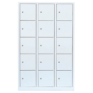 4061815519978 - Schließfachschrank signalweiß 523537 15 Schließfächer 1185 x 500 x 1800 cm 4061815519978 LÜLLMANN 4061815519978 - Schließfachschrank signalweiß 523537 15 Schließfächer 1185 x 500 x 1800 cm 4061815519978 LÜLLMANN