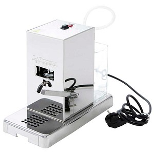 LA PICCOLA Lucidatura ESE-Pads Siebträgermaschine silber