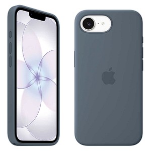 Apple Silikon Case mit MagSafe Handyhülle für Apple iPhone 17e maritimblau