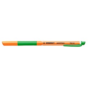 4006381360418 - STABILO pointVisco Gelschreiber orange 05 mm Schreibfarbe grün 10 St