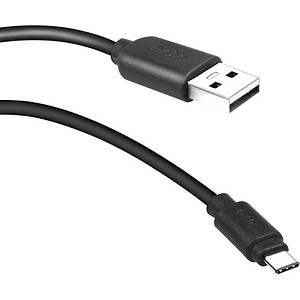 sbs USB 2.0 A/USB C Kabel 1,5 m schwarz