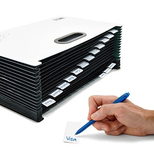 5018505035903 - SupaFile Fächermappe 26 Taschen DIN A4 PP (Polypropylen) Blanko Schwarz Weiß 1622 5018505035903 - SupaFile Fächermappe 26 Taschen DIN A4 PP (Polypropylen) Blanko Schwarz Weiß 1622